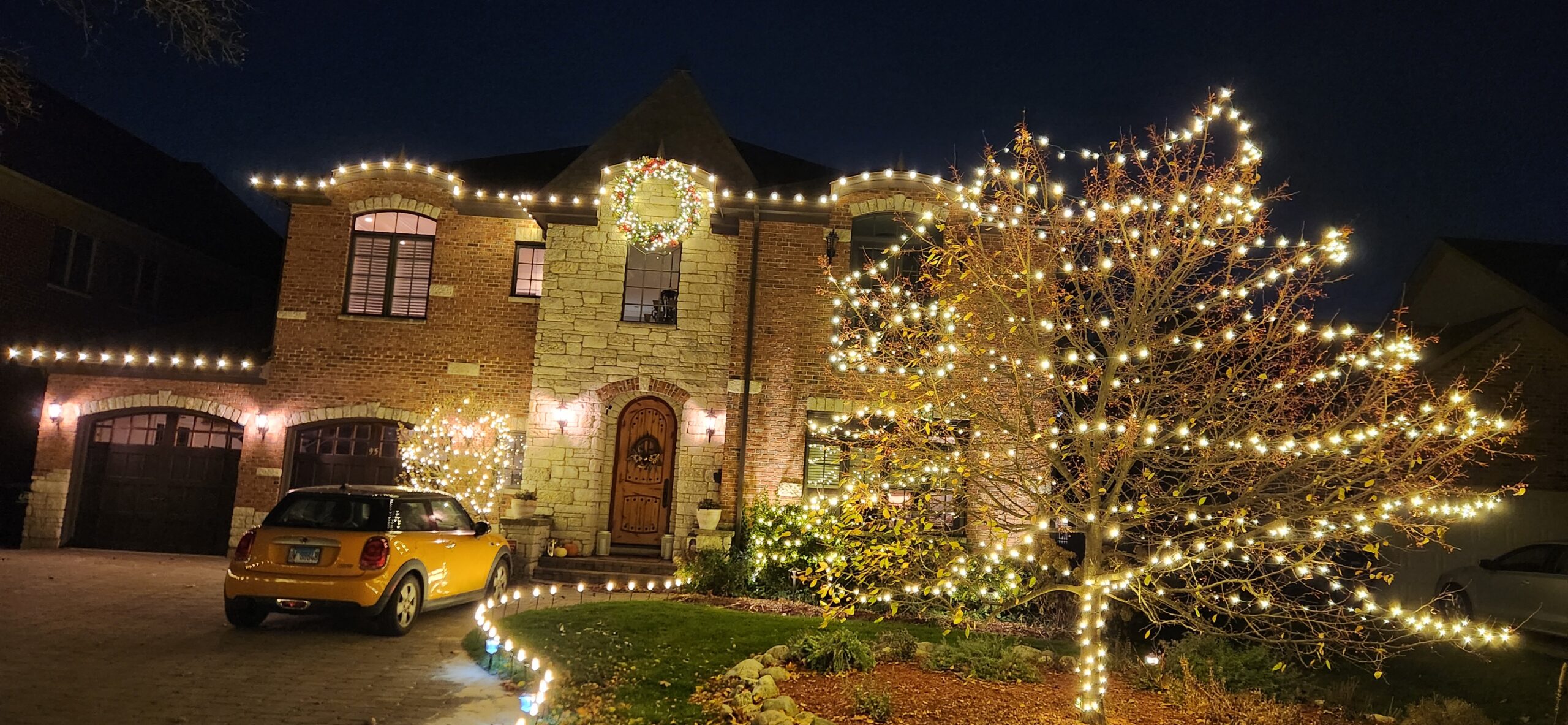 Warm white Christmas Lights Des plaines