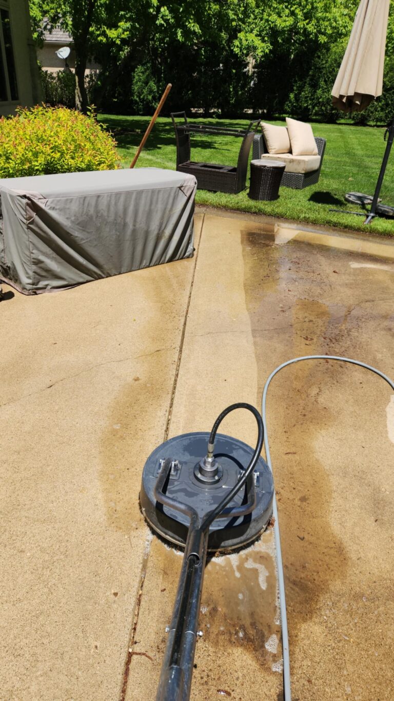 patio surface cleaning